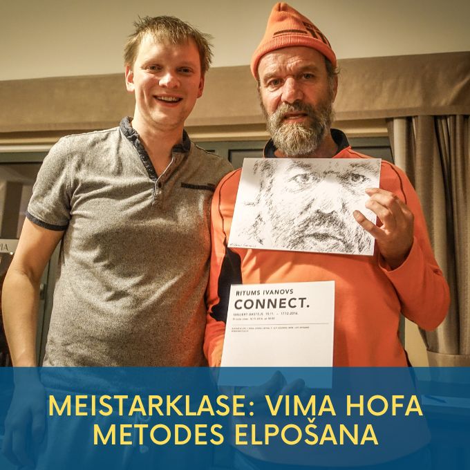 Meistarklase: Vima Hofa metodes elpošana